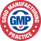 LipoPeak GMP-certified manufacturing badge