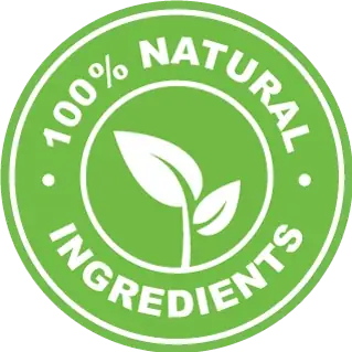LipoPeak 100% natural ingredients badge